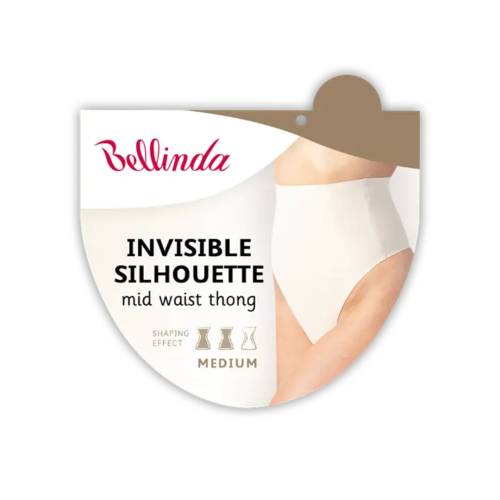 INVISIBLE SILHOUETTE MID WAIST THONG - skin - Master