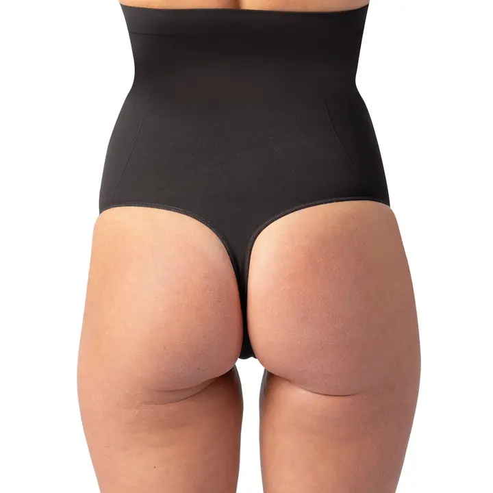 INVISIBLE SILHOUETTE HIGH WAIST THONG - black - Master