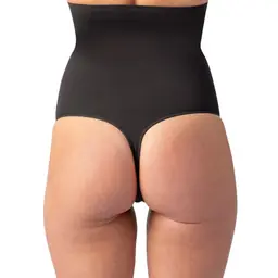 INVISIBLE SILHOUETTE HIGH WAIST THONG - black - Master