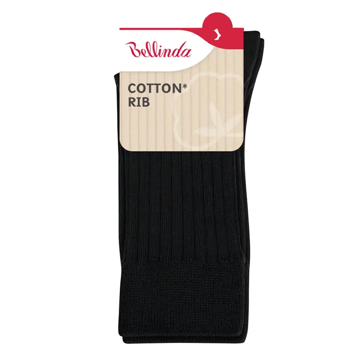 COTTON RIB SOCKS - black - Master