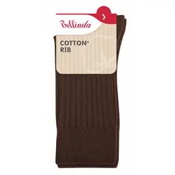 COTTON RIB SOCKS - brown - Master