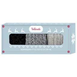 NORWEGIAN STYLE SOCKS BOX - light blue - Master