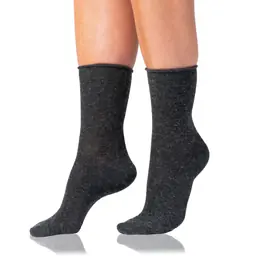 SOFT WOOL SOCKS - anthrazite melange - Master