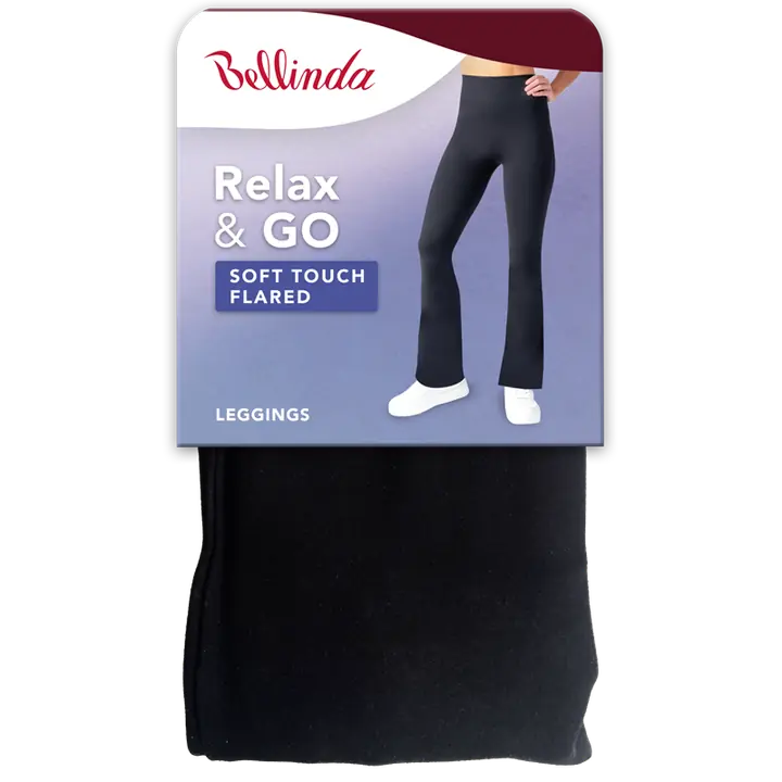 RELAX & GO SOFT TOUCH LEGGINGS FLARED - black - Master