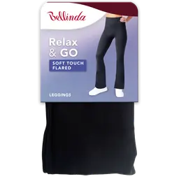 RELAX & GO SOFT TOUCH LEGGINGS FLARED - black - Master