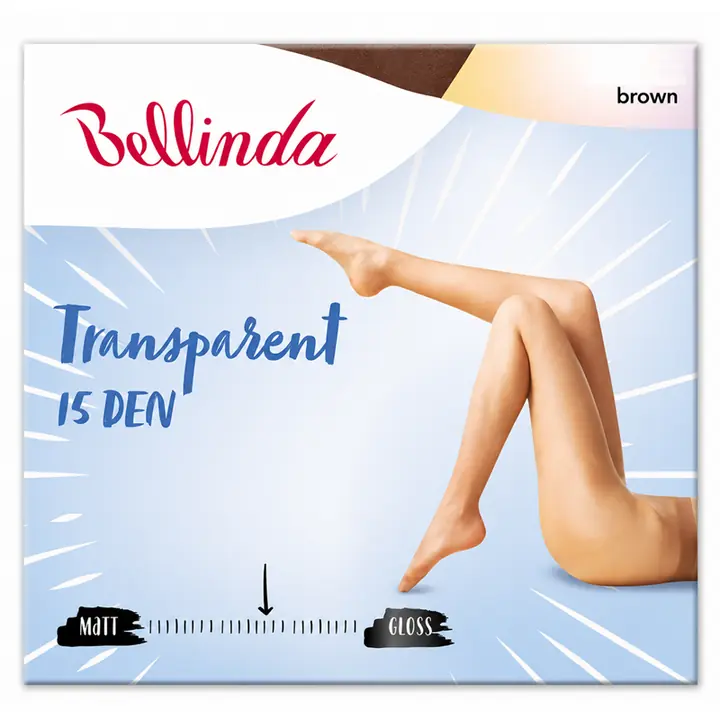 TRANSPARENT 15 DEN 5x - brown - Master