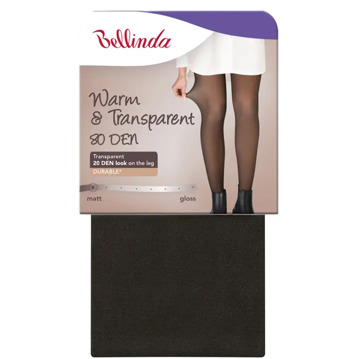 WARM & TRANSPARENT 80 DEN - black - Master