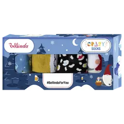 CRAZY SOCKS BOX - albastru - Master