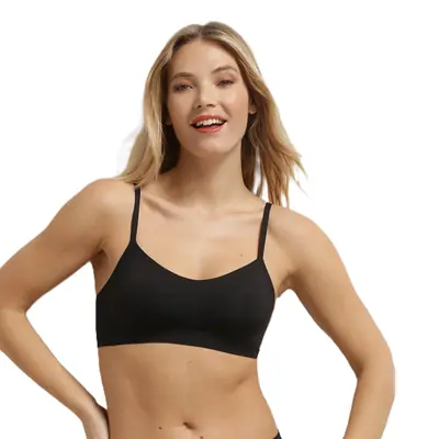 DIM INVISIBLE MICRO BRALETTE - black primary image