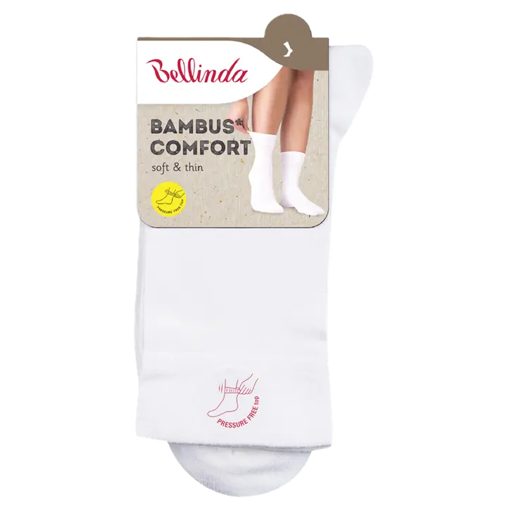 BAMBUS LADIES COMFORT SOCKS 5x - alb - Master
