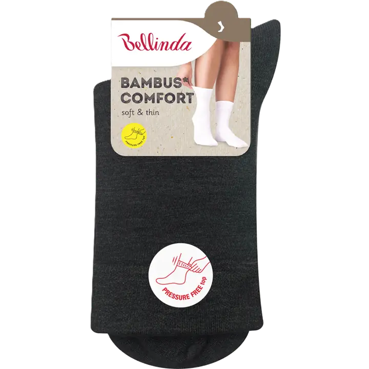 BAMBUS LADIES COMFORT SOCKS - negru - Master