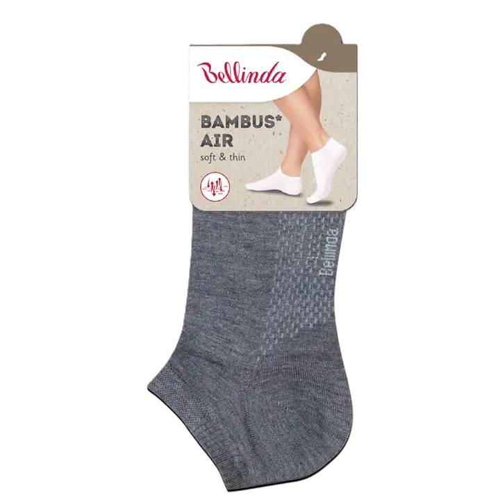BAMBUS AIR LADIES IN-SHOE SOCKS - gri - Master