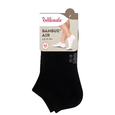 BAMBUS AIR LADIES IN-SHOE SOCKS - black secondary image