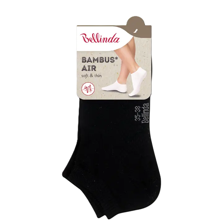 BAMBUS AIR LADIES IN-SHOE SOCKS - black - Master