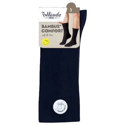 BAMBUS COMFORT SOCKS 5x - albastru inchis imagine secundară