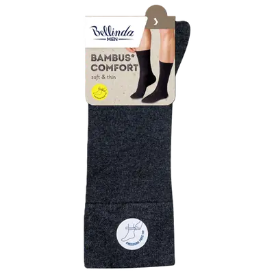 BAMBUS COMFORT SOCKS - gri imagine secundară