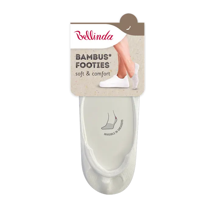 BAMBUS FOOTIES SOCKS - alb - Master