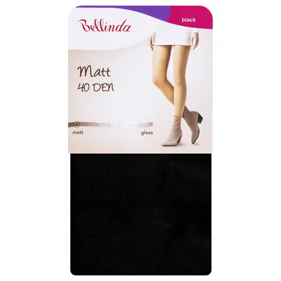 MATT 40 DEN - black secondary image