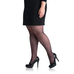 PLUS SIZE 20 DEN - black - Master