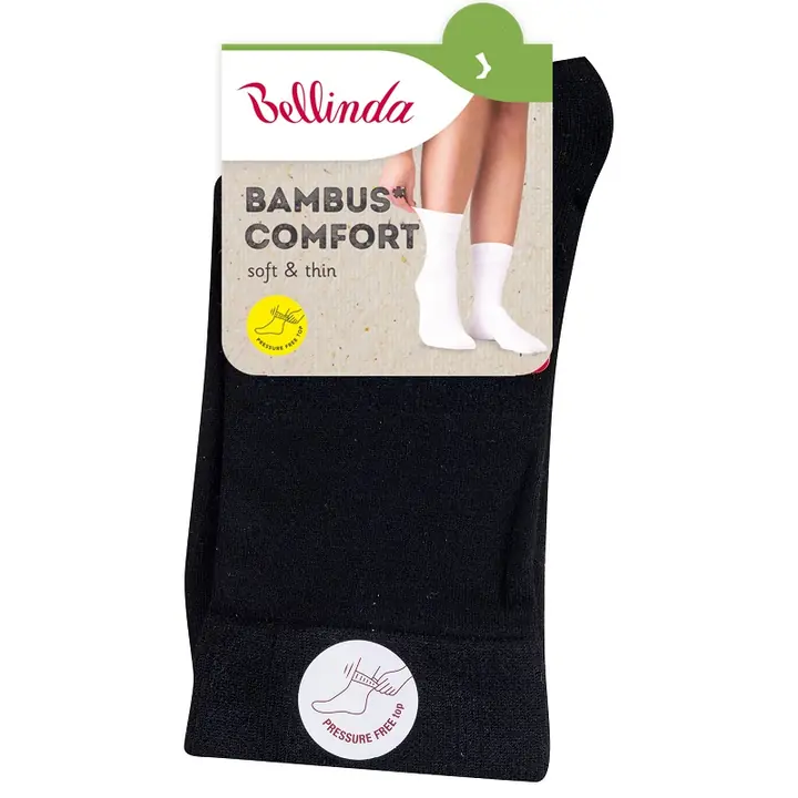 BAMBUS LADIES COMFORT SOCKS 5x - negru - Master