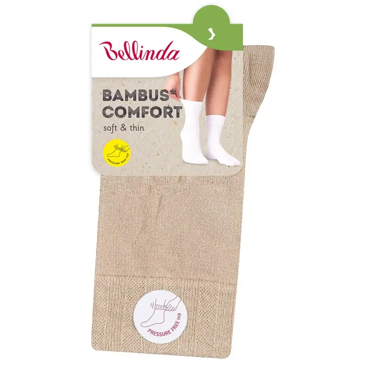 BAMBUS LADIES COMFORT SOCKS 5x - bej - Master