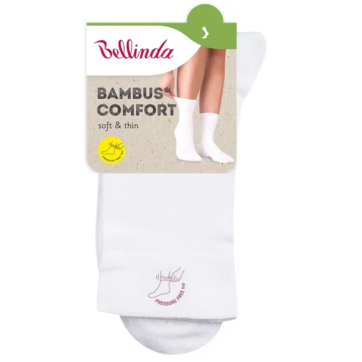 BAMBUS LADIES COMFORT SOCKS 5x - alb - Master