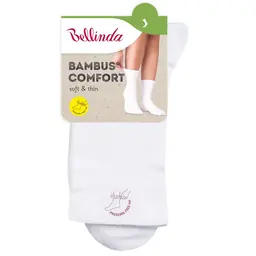 BAMBUS LADIES COMFORT SOCKS 5x - alb - Master