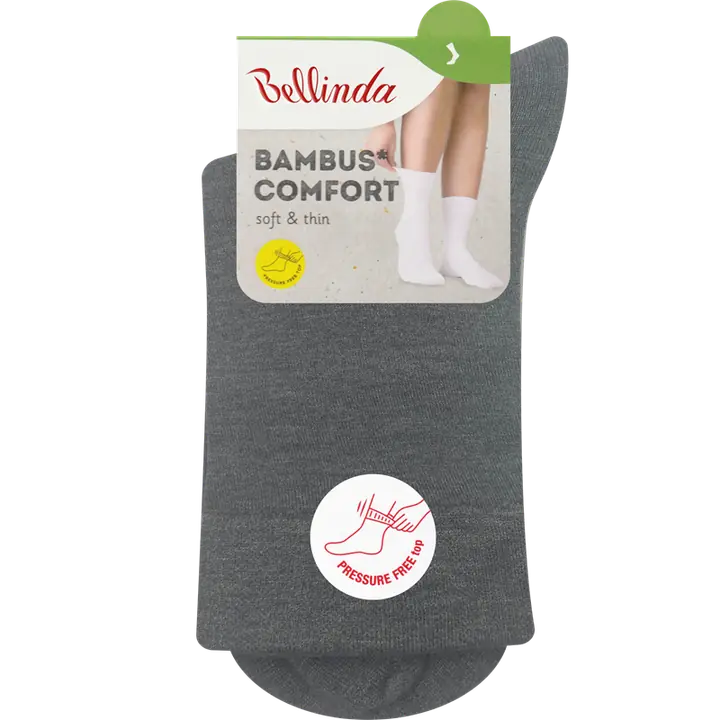 BAMBUS LADIES COMFORT SOCKS 5x - gri - Master