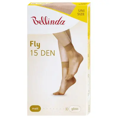 FLY SOCKS 15 DEN - almond secondary image