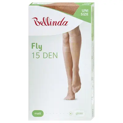 FLY KNEE HIGHS 15 DEN - amber secondary image