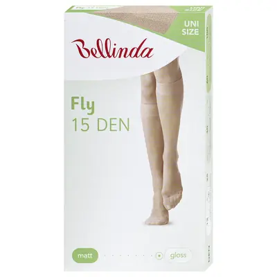 FLY KNEE HIGHS 15 DEN 10x - almond secondary image