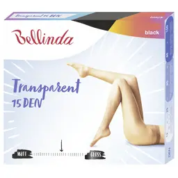 TRANSPARENT 15 DEN - black - Master