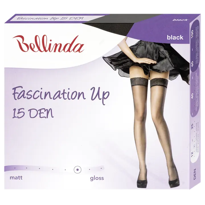 FASCINATION UP 15 DEN 5x - black - Master