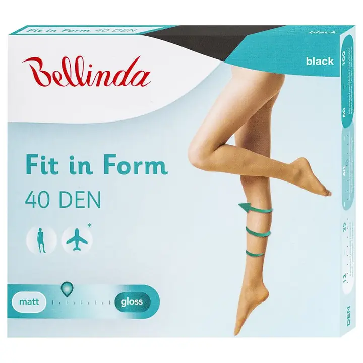FIT IN FORM 40 DEN 5x - black - Master