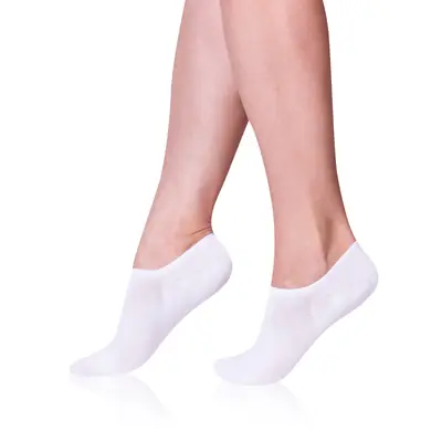 BAMBUS SNEAKER SOCKS - white primary image