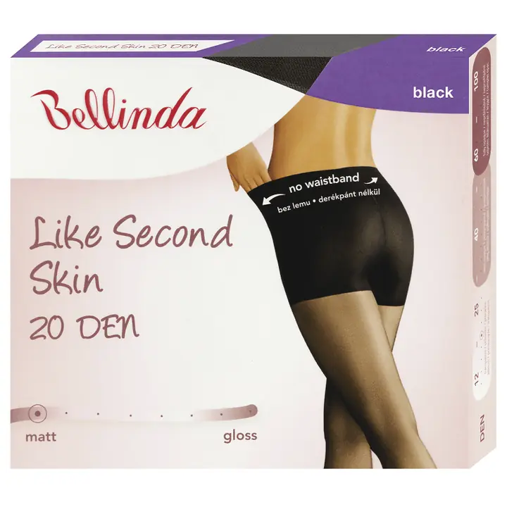 LIKE SECOND SKIN 20 DEN - black - Master