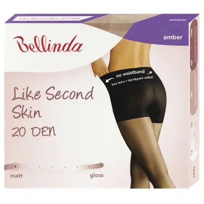LIKE SECOND SKIN 20 DEN - amber secondary image