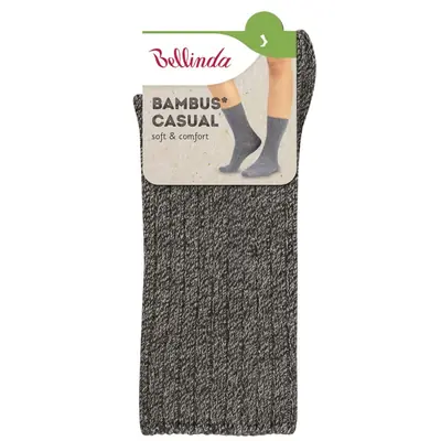 BAMBUS CASUAL SOCKS - grey melange primary image
