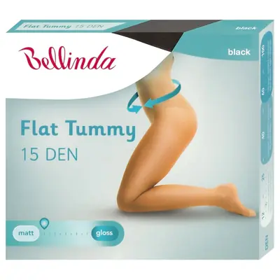 FLAT TUMMY 15 DEN - black secondary image