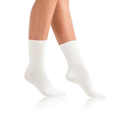 COTTON MAXX LADIES SOCKS - white primary image