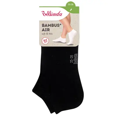 BAMBUS AIR LADIES IN-SHOE SOCKS - black secondary image