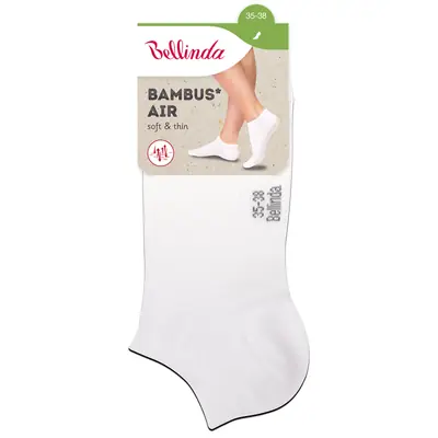 BAMBUS AIR LADIES IN-SHOE SOCKS - white secondary image