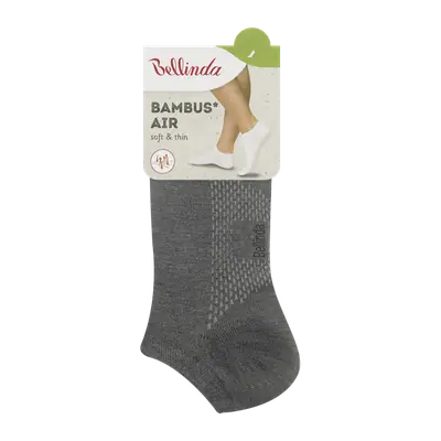 BAMBUS AIR LADIES IN-SHOE SOCKS - grey secondary image