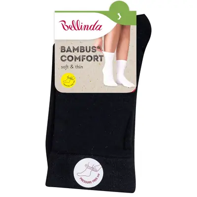 BAMBUS LADIES COMFORT SOCKS - black secondary image