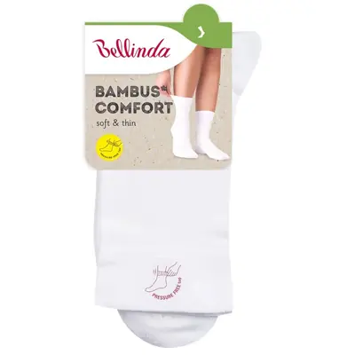 BAMBUS LADIES COMFORT SOCKS - white secondary image
