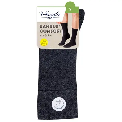 BAMBUS COMFORT SOCKS - grey secondary image