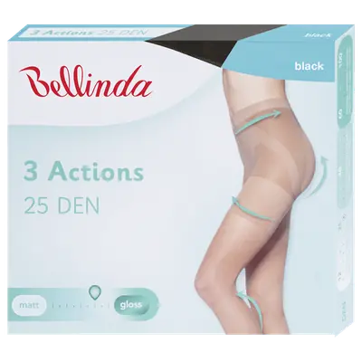 3ACTIONS 25 DEN - black secondary image