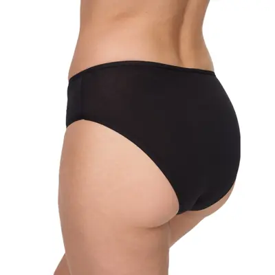 NUR DIE COTTON MIDISLIP 2x - fekete secondary image