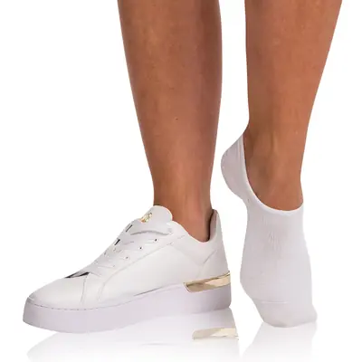 BAMBUS FOOTIES SOCKS - white primary image