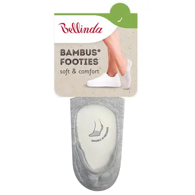 BAMBUS FOOTIES SOCKS - grey secondary image